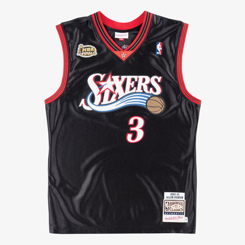 Mitchell & Ness Allen Iverson Philadelphia 76ers 2000-01 Black Authentic Jersey