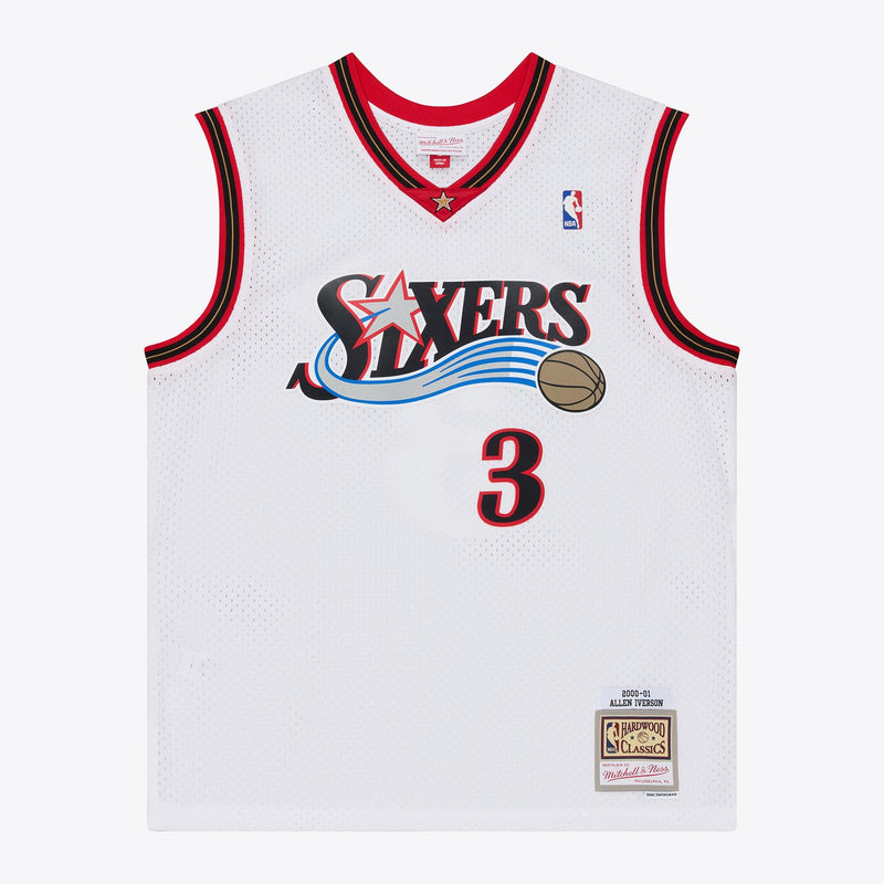 Mitchell & Ness Allen Iverson Philadelphia 76ers 2000-01 White Swingman Player Jersey