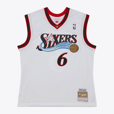 Mitchell & Ness Allen Iverson Philadelphia 76ers 2002-03 White Swingman Jersey