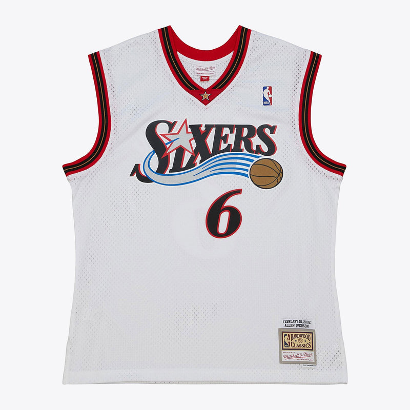Mitchell & Ness Allen Iverson Philadelphia 76ers 2002-03 White Swingman Jersey