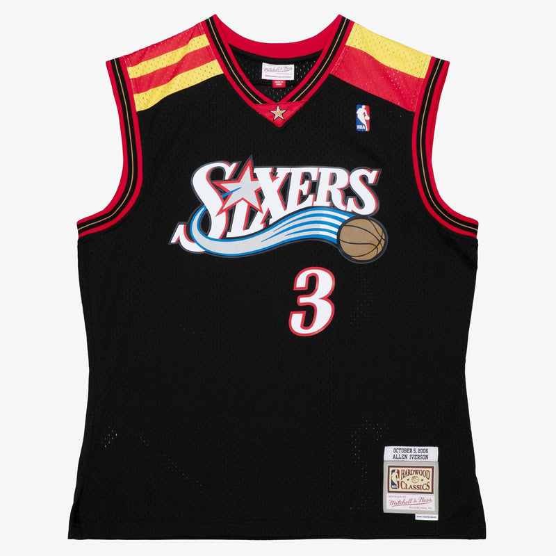 Mitchell & Ness Allen Iverson Philadelphia 76ers 2006-07 Black Swingman Player Jersey