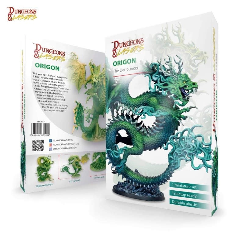 Dungeons & Lasers Origon the Denouncer Dragon Miniature