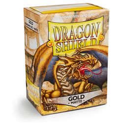 Dragon Shield Matte Sleeves (100 Count) - Gold