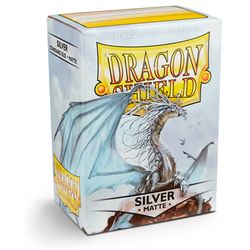 Dragon Shield Matte Sleeves (100 Count) - Silver