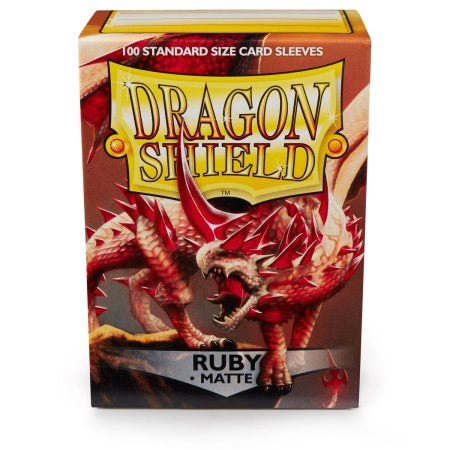 Dragon Shield Matte Sleeves (100 Count) - Ruby