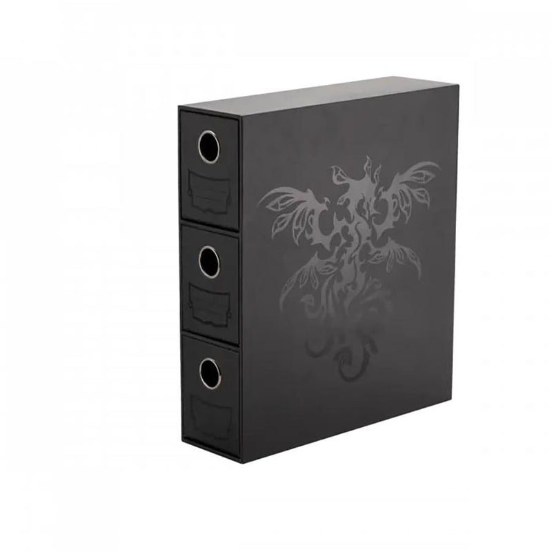 Dragon Shield Fortress Card Drawers (3-Drawer) - Black
