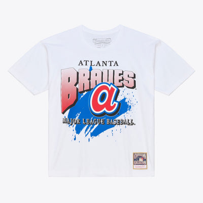Mitchell & Ness Atlanta Braves White Premium Seat Classic T-Shirt