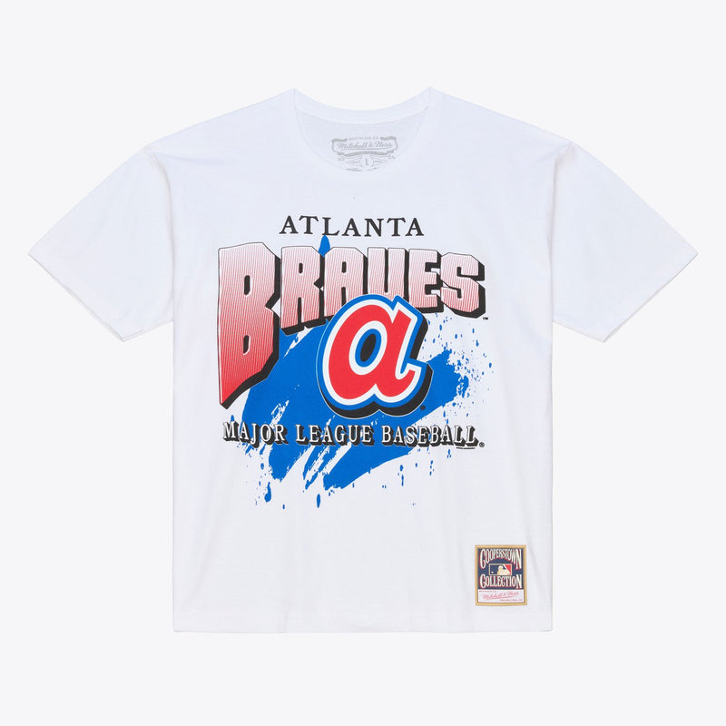 Mitchell & Ness Atlanta Braves White Premium Seat Classic T-Shirt