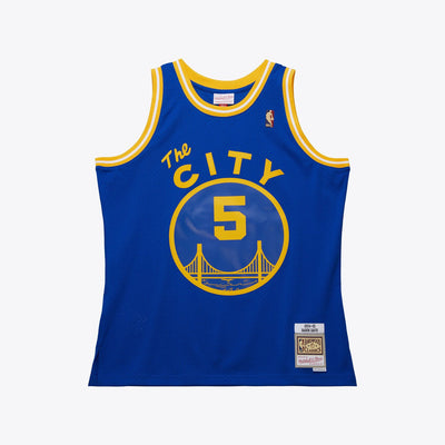 Mitchell & Ness Baron Davis Golden State Warriors 2004-05 Royal Swingman Jersey
