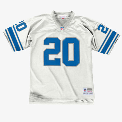 Mitchell & Ness Barry Sanders Detroit Lions 1996 White Legacy Jersey