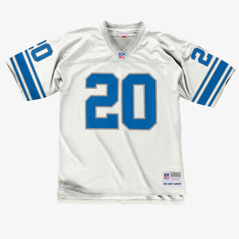 Mitchell & Ness Barry Sanders Detroit Lions 1996 White Legacy Jersey
