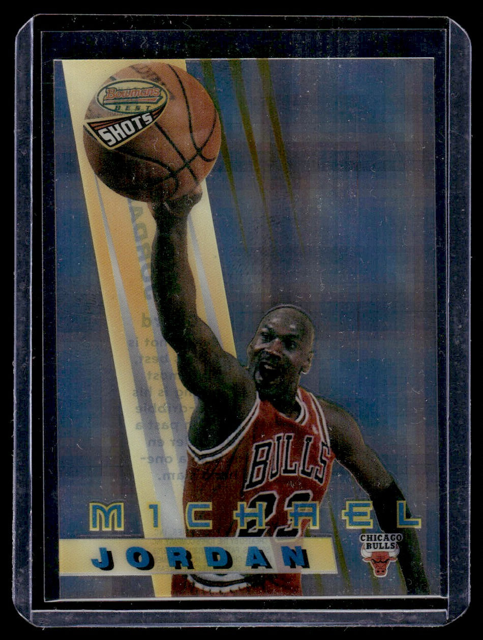 1996 Bowman's Best Shots Atomic Refractor #BS6 Michael Jordan