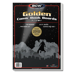 BCW Golden Age Comic Backing Boards (100 Count)