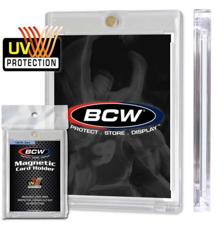 BCW Magnetic One Touch Card Holder - 130pt UV Protection