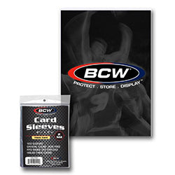 BCW Thick Card Sleeves (100 Count) - Up to 240pt