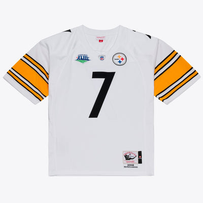 Mitchell & Ness Ben Roethlisberger Pittsburgh Steelers 2008 White Authentic Jersey