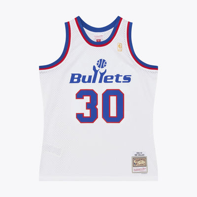 Mitchell & Ness Ben Wallace Washington Bullets 1996-97 White Swingman Jersey