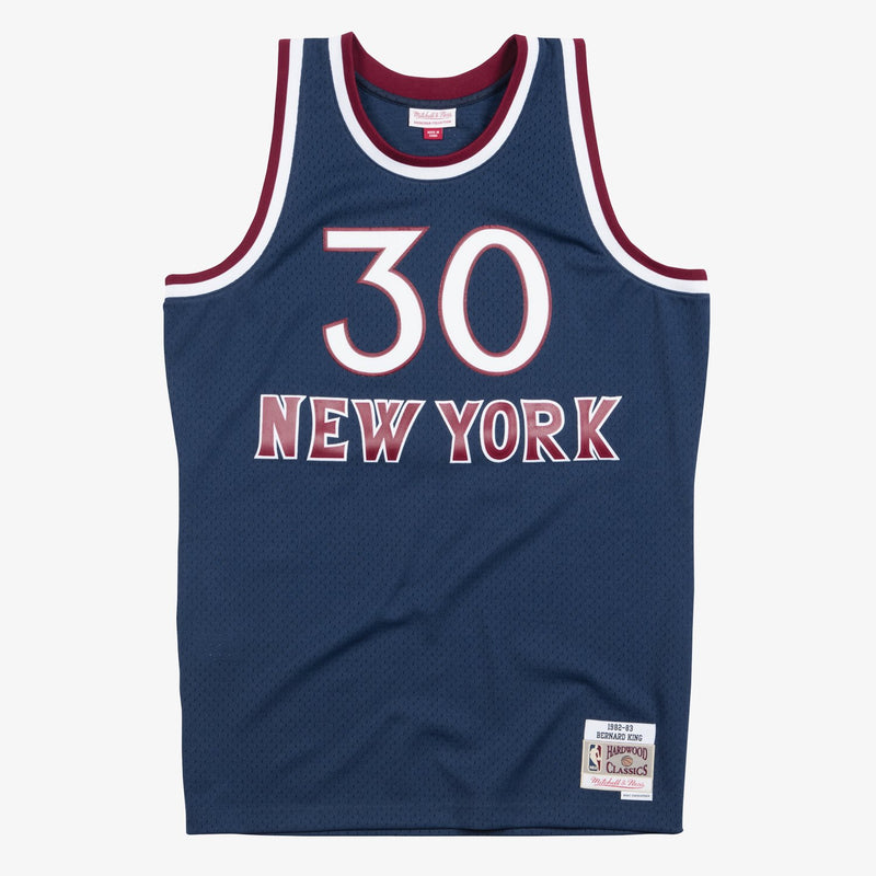 Mitchell & Ness Bernard King New York Knicks 1982-83 Blue Swingman Jersey