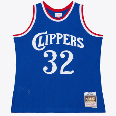 Mitchell & Ness Bill Walton LA Clippers 1984-85 Royal Swingman Jersey