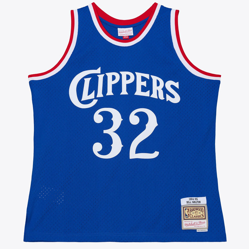 Mitchell & Ness Bill Walton LA Clippers 1984-85 Royal Swingman Jersey