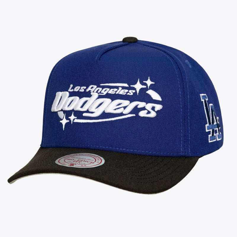 Mitchell & Ness Los Angeles Dodgers Royal/Black 404 Club Starz Pro Pinch Snapback Hat