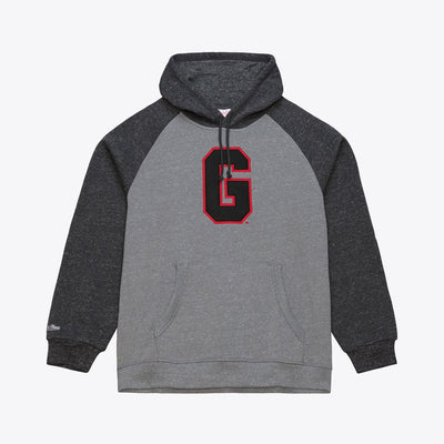 Mitchell & Ness Georgia Bulldogs Gray/Black Winning Streak Fleece Hoodie
