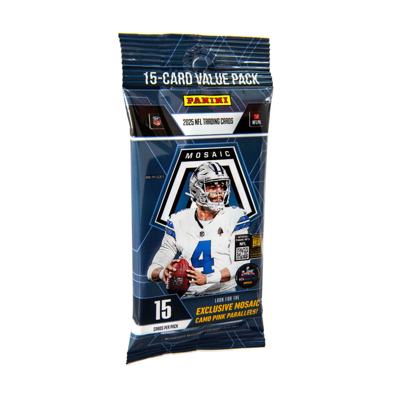2025 Panini Mosaic Football Fat Pack (15 Cards)
