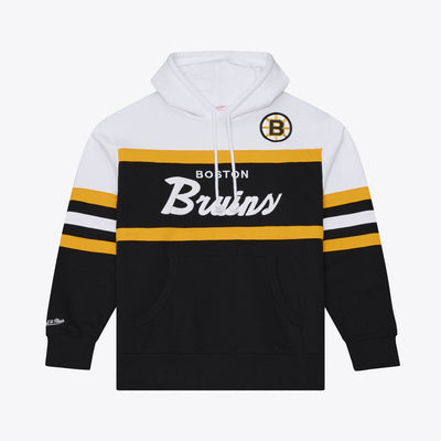 Mitchell & Ness Boston Bruins Black Head Coach Hoodie