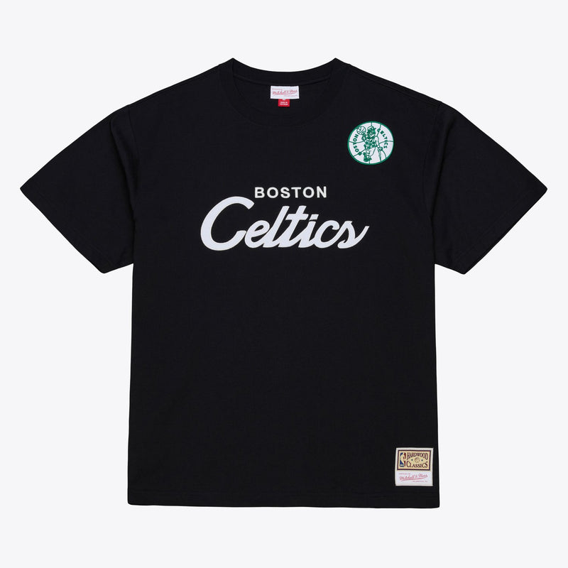 Mitchell & Ness Boston Celtics Black Head Coach T-Shirt