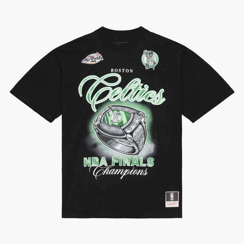 Mitchell & Ness Boston Celtics Black Legacy Made T-Shirt