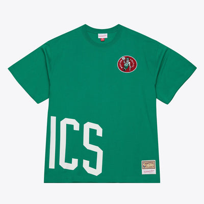 Mitchell & Ness Boston Celtics Kelly Green Playoff Win Premium T-Shirt