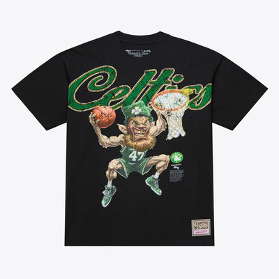 Mitchell & Ness Boston Celtics M&N x LRG Black Wild Art T-Shirt