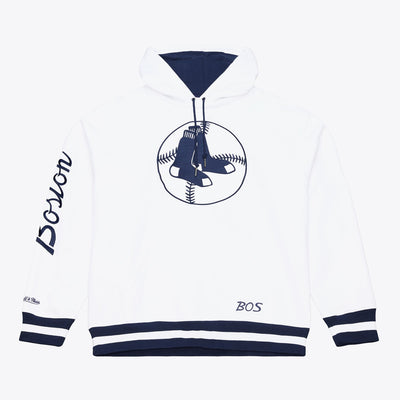 Mitchell & Ness Boston Red Sox Arctic White Fleece Hoodie