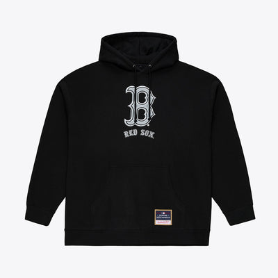 Mitchell & Ness Boston Red Sox Black Chrome Hoodie