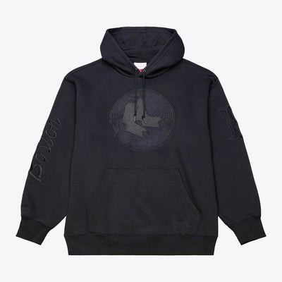 Mitchell & Ness Boston Red Sox Black Phantom Fleece Hoodie