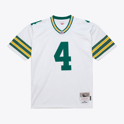Mitchell & Ness Brett Favre Green Bay Packers 1996 White Legacy Jersey