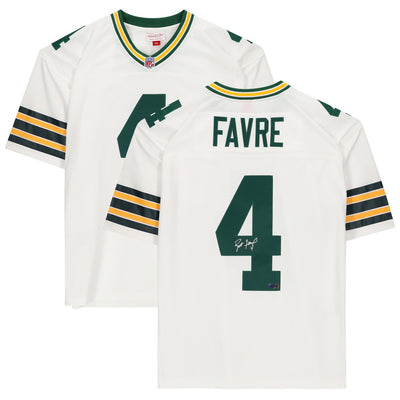 Brett Favre Green Bay Packers Fanatics Authentic Autographed Mitchell & Ness Replica Jersey - White