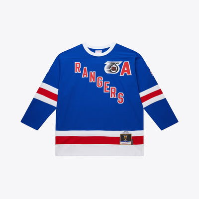 Mitchell & Ness Brian Leetch New York Rangers 1991-92 Blue Power Play Jersey