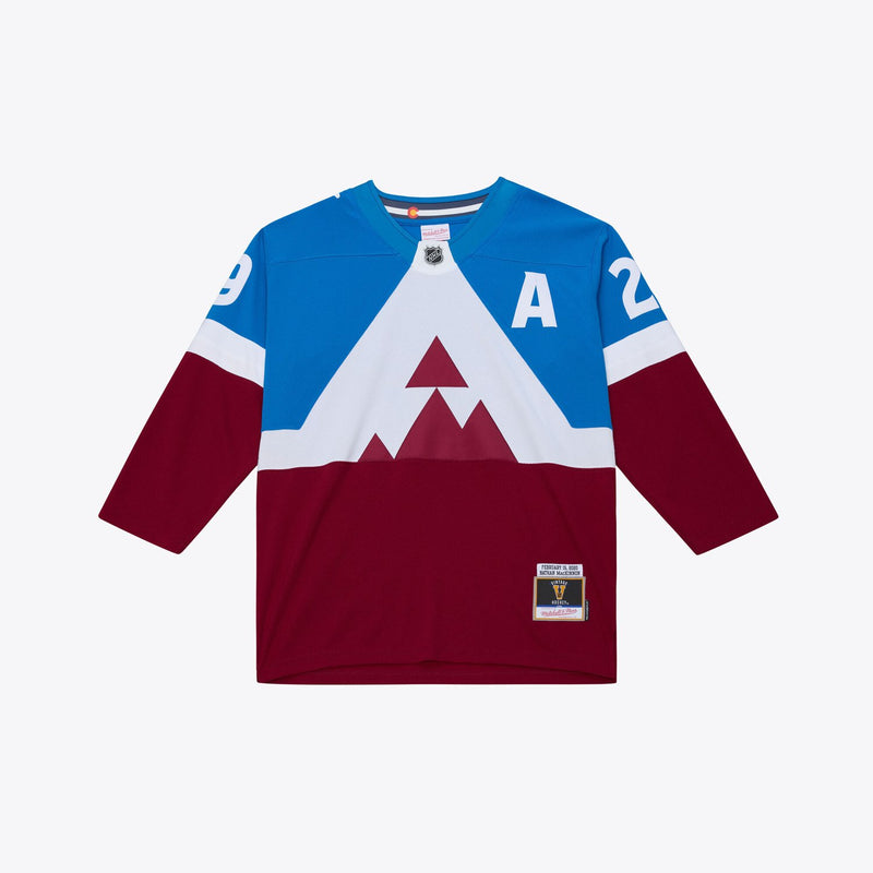 Mitchell & Ness Nathan MacKinnon Colorado Avalanche 2020 Blue/Burgundy Stadium Series Power Play Jersey
