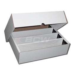 BCW 3200 Count Storage Box with Full Lid - Bundle of 25