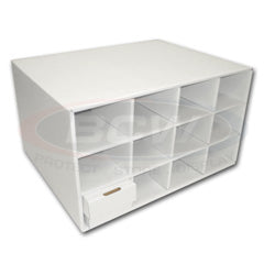 BCW Card House Storage Box Bundle (10 Units) - Holds 12 800ct Boxes