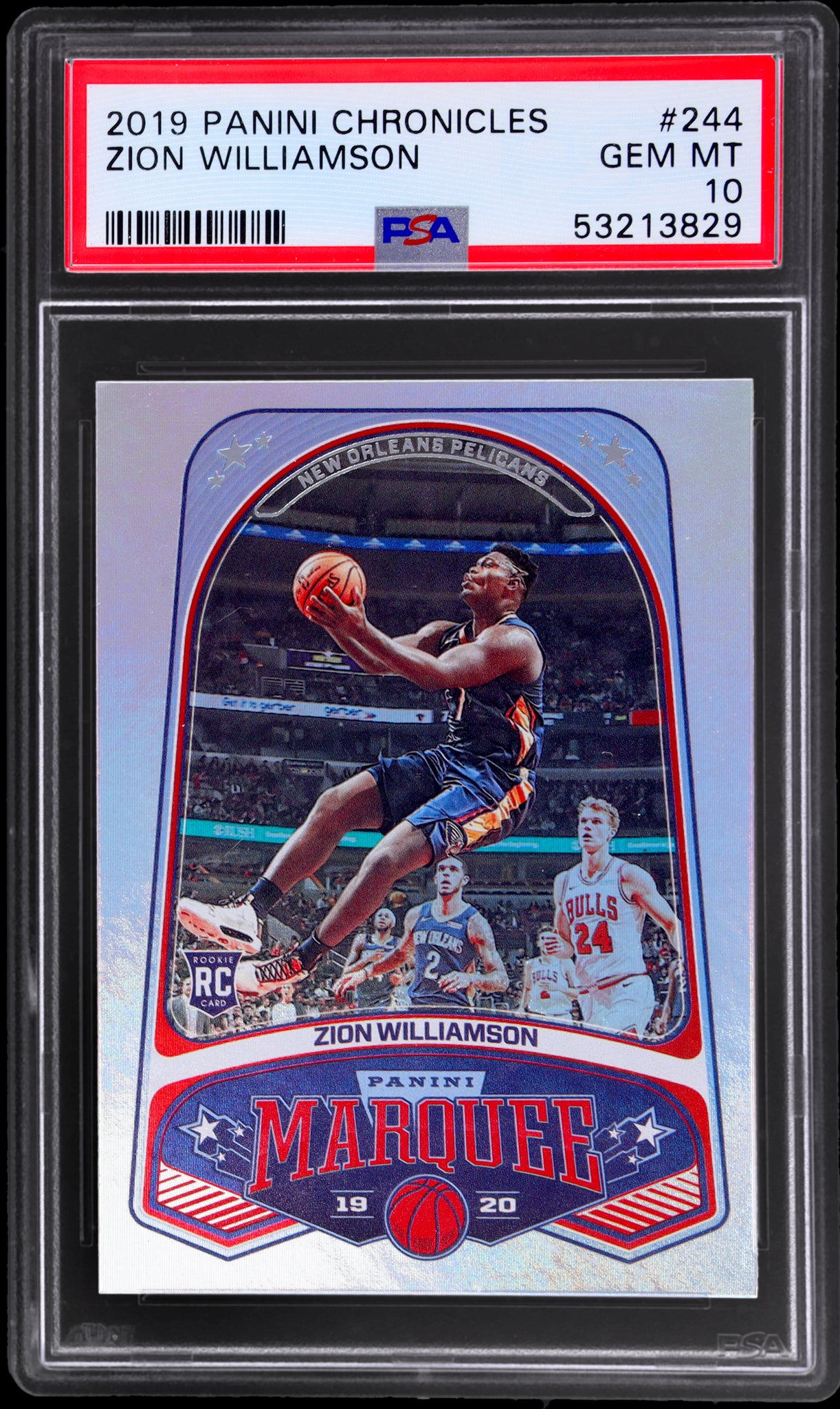 2019 Panini Chronicles #244 Zion Williamson Marquee PSA 10