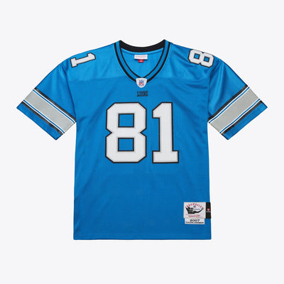 Mitchell & Ness Calvin Johnson Detroit Lions 2007 Blue Authentic Jersey