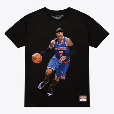 Mitchell & Ness Carmelo Anthony New York Knicks Black Ultimate Player Name & Number T-Shirt