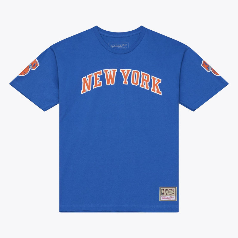 Mitchell & Ness Carmelo Anthony New York Knicks Blue Classic Name & Number T-Shirt