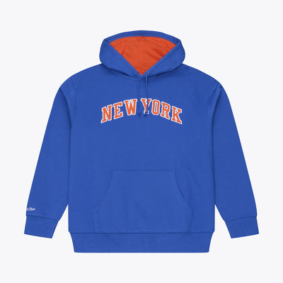 Mitchell & Ness Carmelo Anthony New York Knicks Blue Player Fleece Hoodie