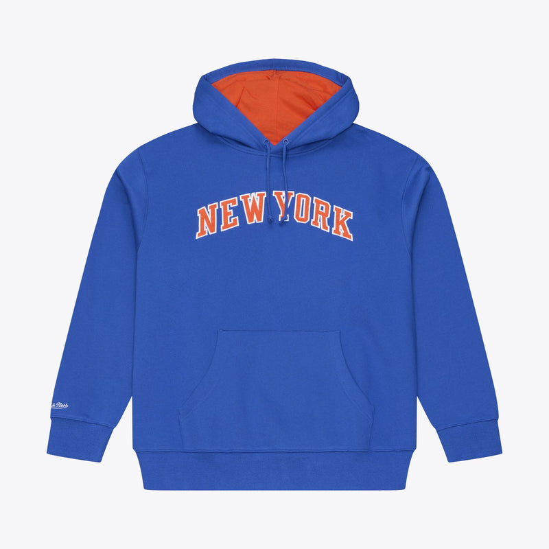 Mitchell & Ness Carmelo Anthony New York Knicks Blue Player Fleece Hoodie