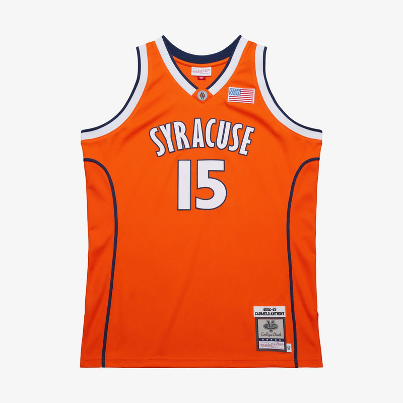 Mitchell & Ness Carmelo Anthony Syracuse Orange 2002-03 Orange Authentic Jersey