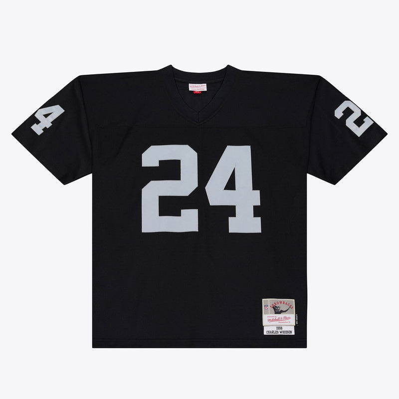 Mitchell & Ness Charles Woodson Oakland Raiders 1998 Black Legacy Player Jersey