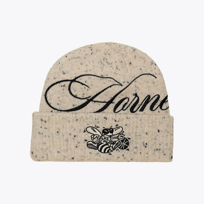 Mitchell & Ness Charlotte Hornets Hardwood Classics Cookies & Cream Cuffed Knit Hat
